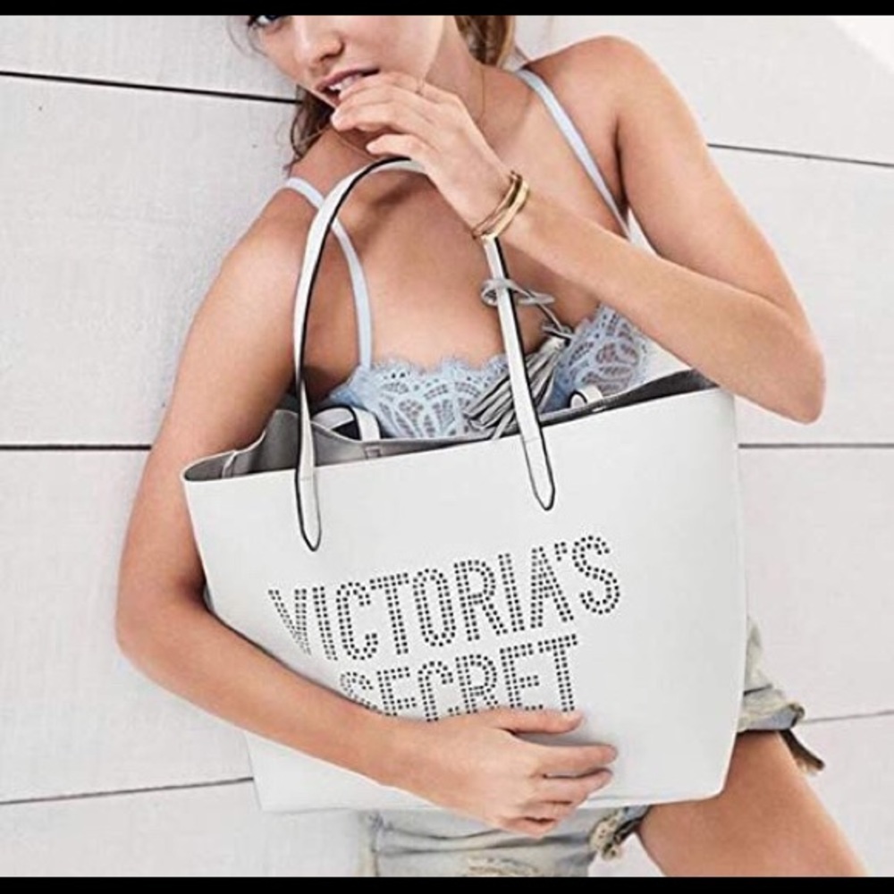 New Victoria’s Secret VS White Tote Bag - Picture 6 of 8